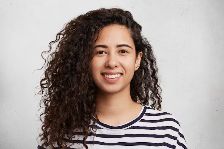 Cliente satisfeita com o atendimento